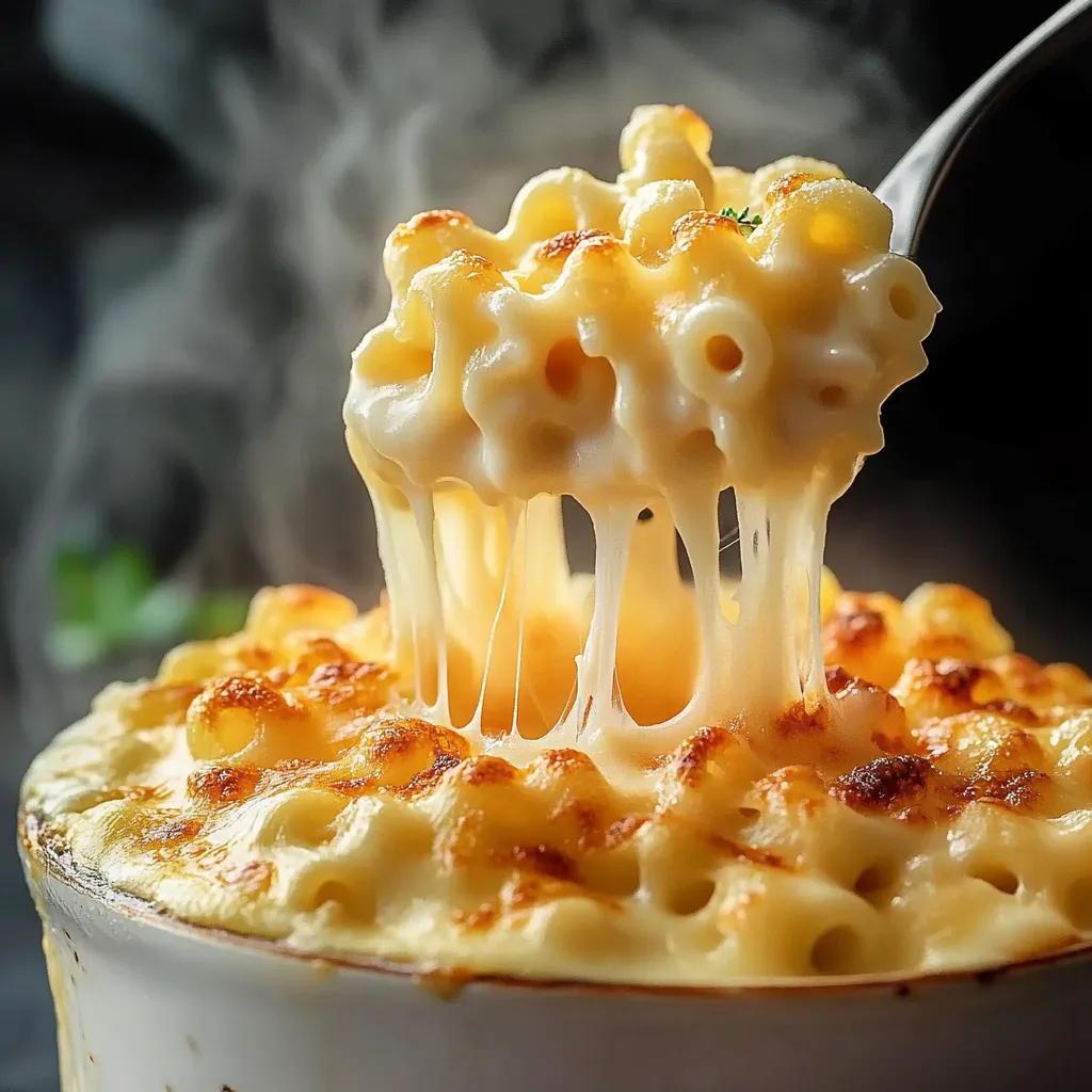 Tini Mac and Cheese: Creamy Three-Cheese Pasta Bake with Cavatappi