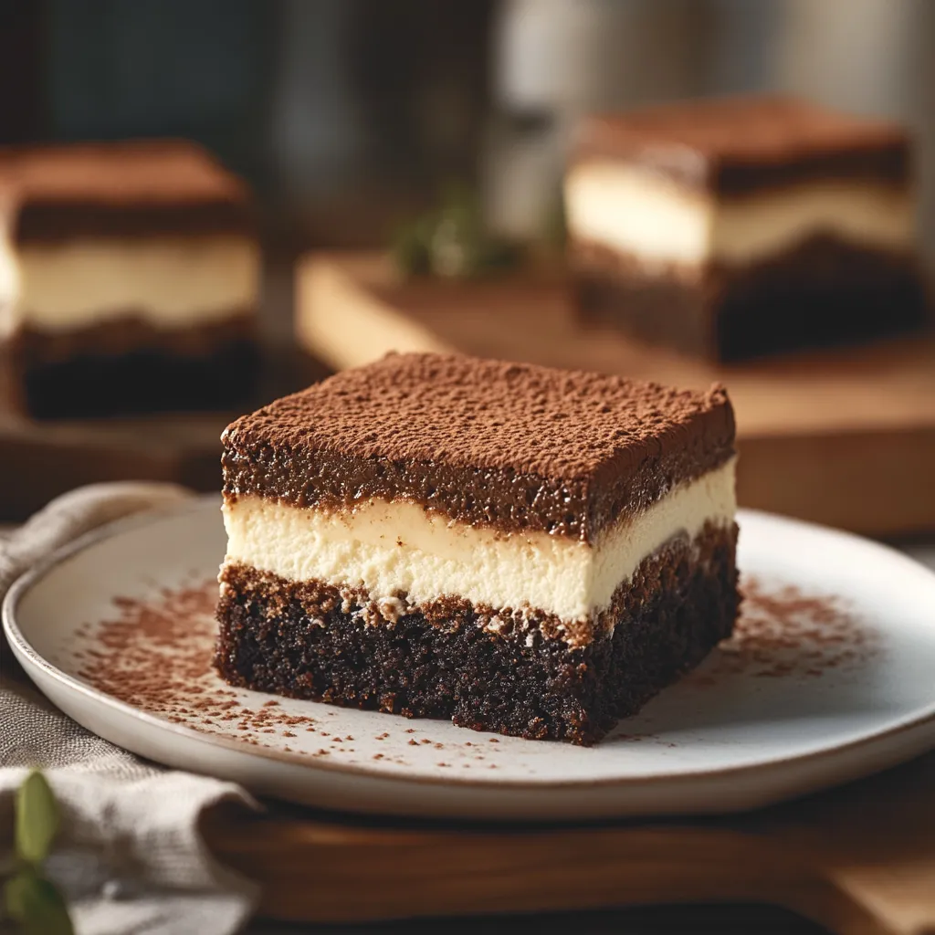 Tiramisu Brownies