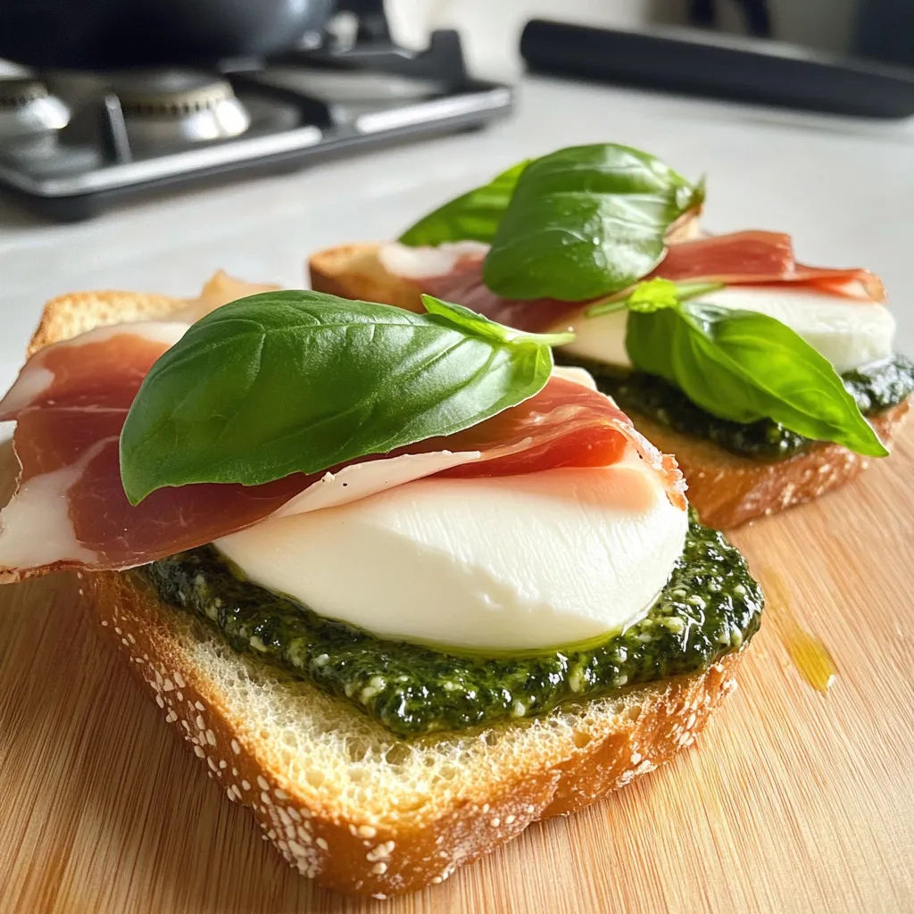 Stanley Tucci's Favorite Pesto Prosciutto Sandwich