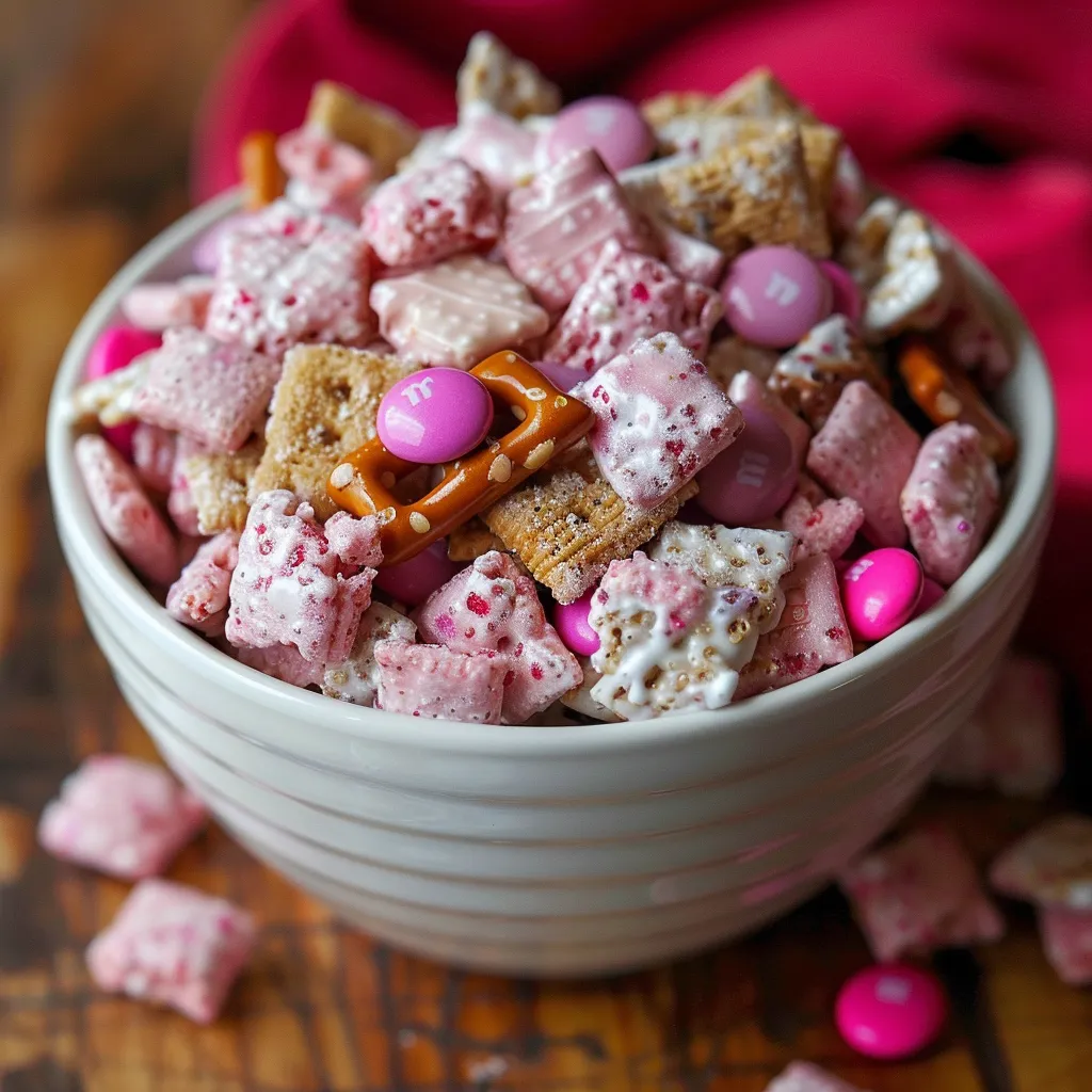Valentine's Day Puppy Chow Mix