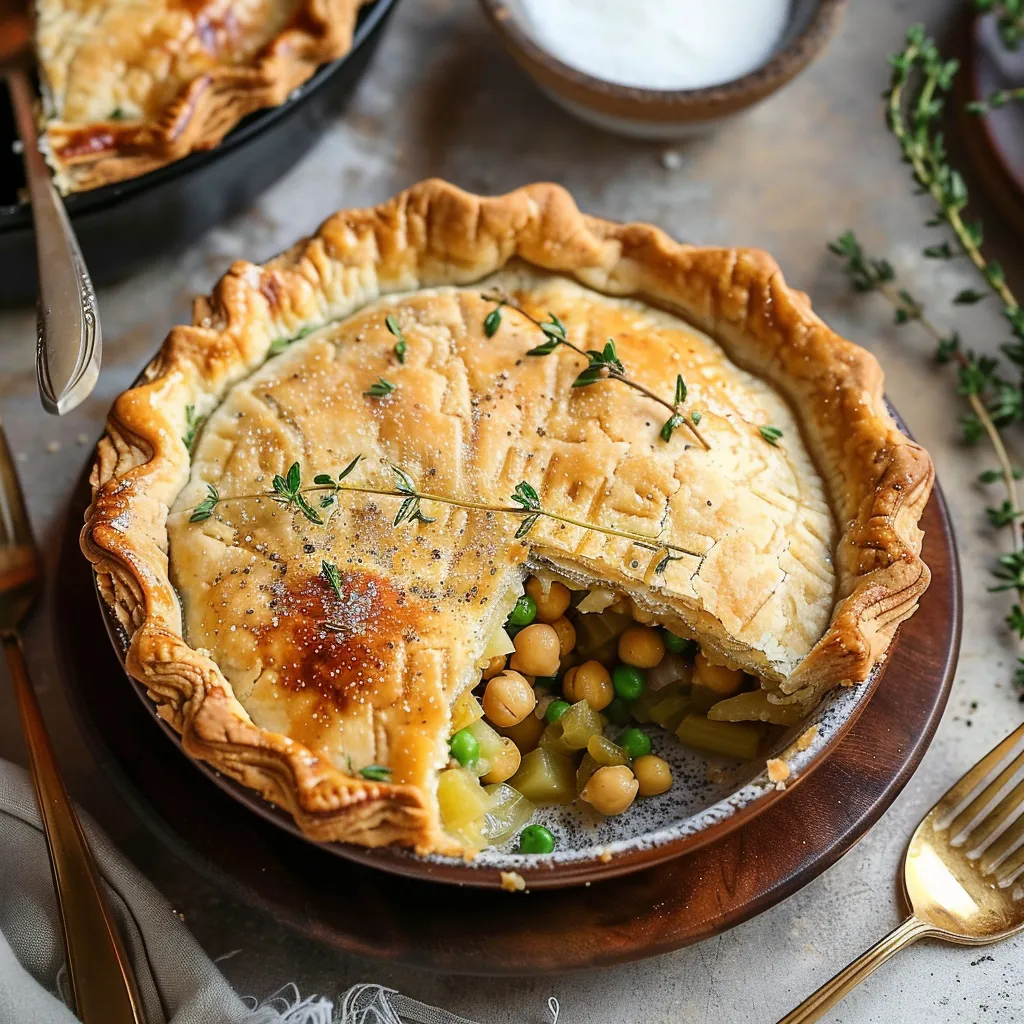 Vegan Pot Pie with Chickpeas