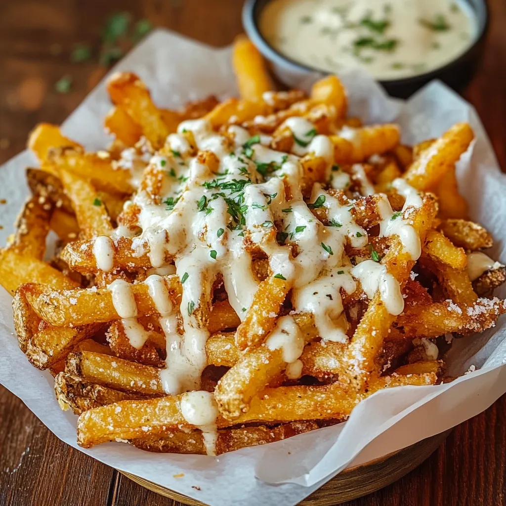 Cheddar Bacon Voodoo Fries Louisiana Style