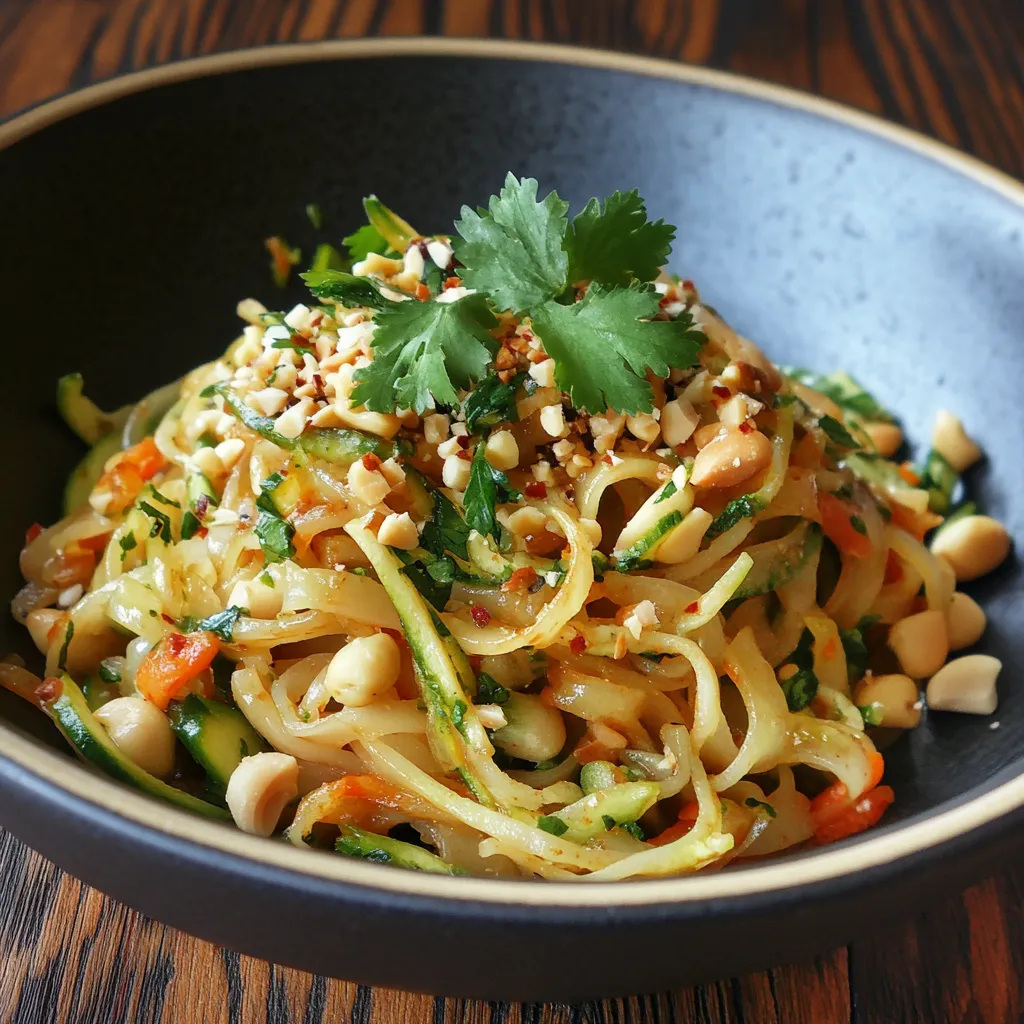 Fresh and Flavorful Zucchini Pad Thai with a Twist