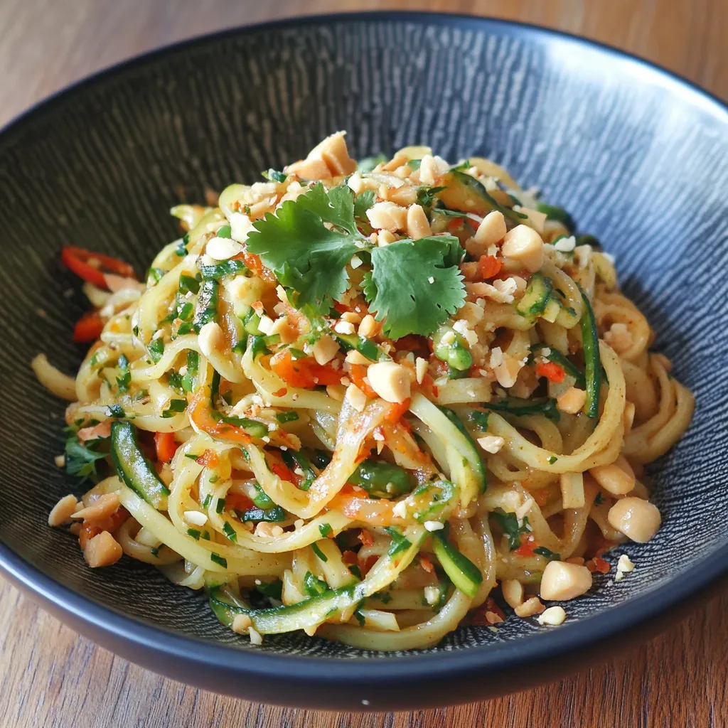 Fresh and Flavorful Zucchini Pad Thai with a Twist