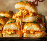 Sheet Pan Buffalo Chicken Sliders