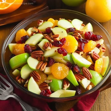 Fall Fruit Salad for Thanksgiving and Christmas