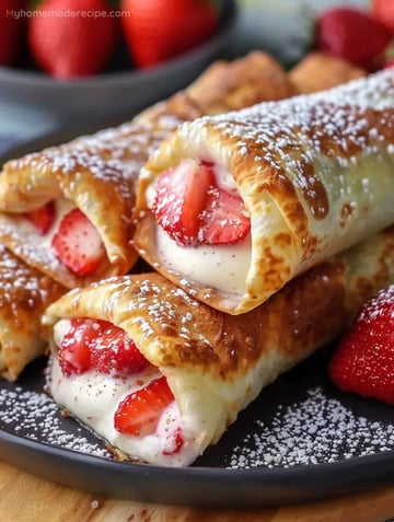 Strawberry Cheesecake Chimichanga