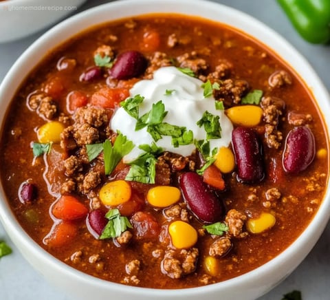 One Pot Homemade Chili