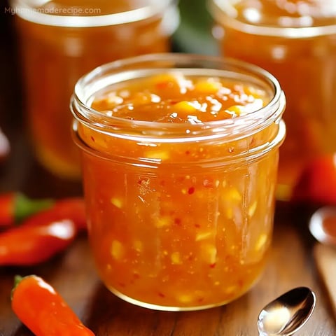 Pineapple Habanero Pepper Jelly in Jars