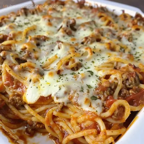 Baked Cream Cheese Spaghetti