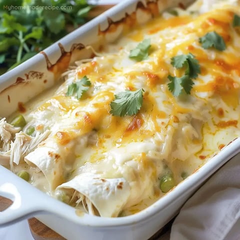 White Chicken Enchiladas