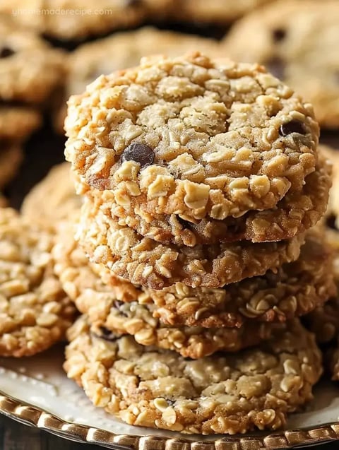 Healthy sugar-free, flour-free cookies on a plate