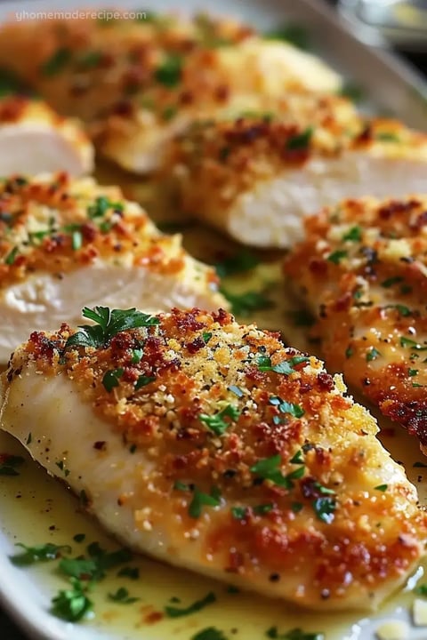 Longhorn Garlic Parmesan Crusted Chicken