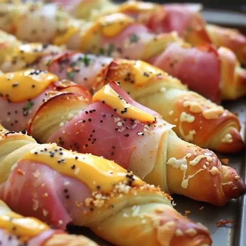 Ham and Cheese Sticks