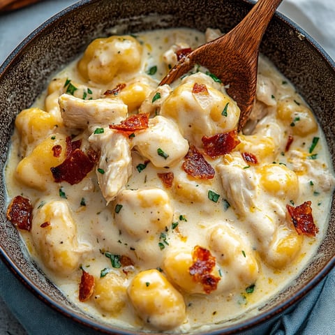 Creamy Crack Chicken Gnocchi