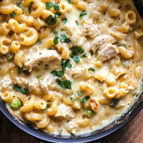 One Pot White Chicken Chili Mac And Cheese
