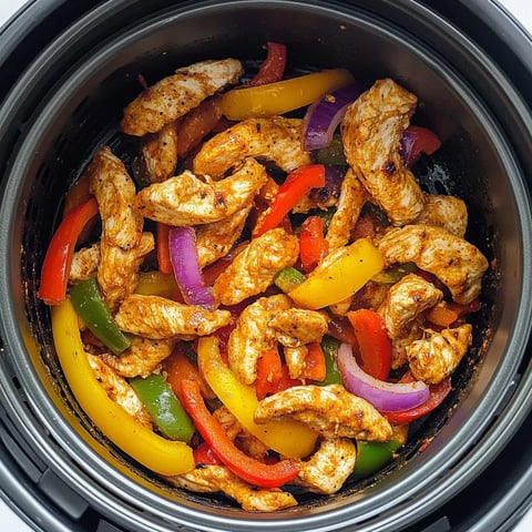 Air Fryer Chicken Fajitas