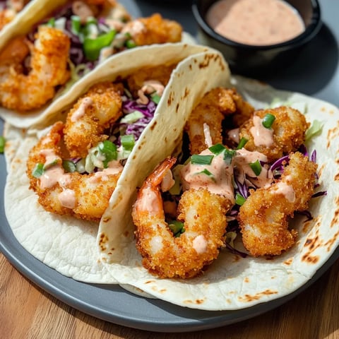 Air Fryer Bang Bang Shrimp Tacos