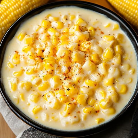Creamy and rich crock pot creamed corn, an easy and comforting side dish.