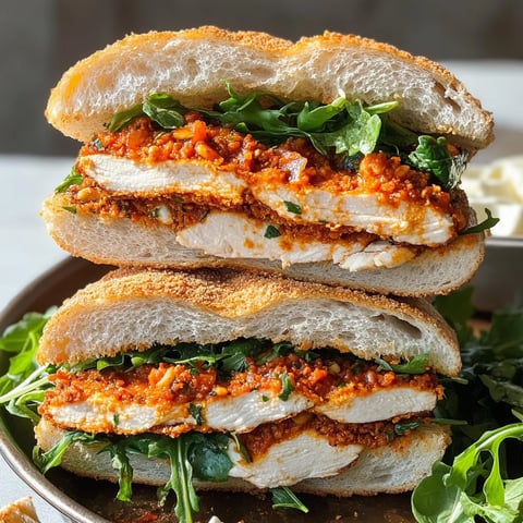 Crunchy Chicken Romesco Sandwich