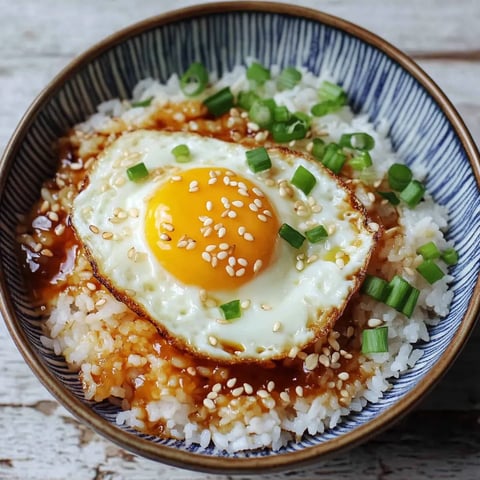 10 min Easy Korean Egg Rice