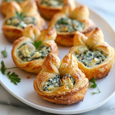 A plate of pastries with blue filling.
