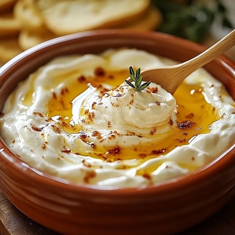 A bowl of dip with a wooden spoon in it.