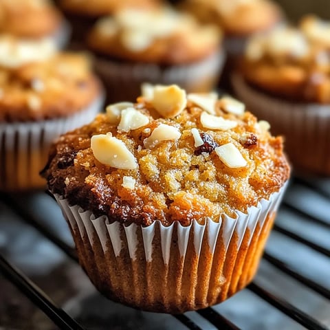 A cupcake with nuts on top.