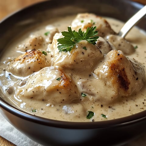 A bowl of food with a spoon in it.