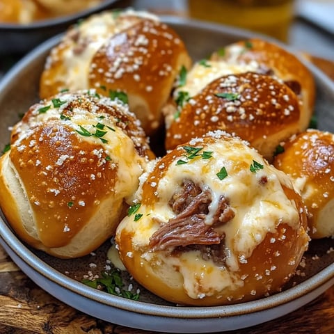 Smoked Brisket & Beer Cheese Pretzel Bombs