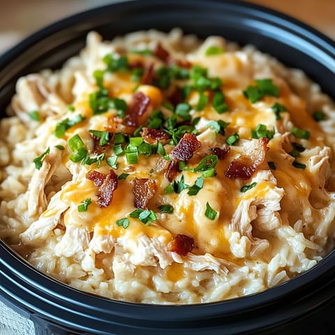 Slow Cooker Crack Chicken and Rice
