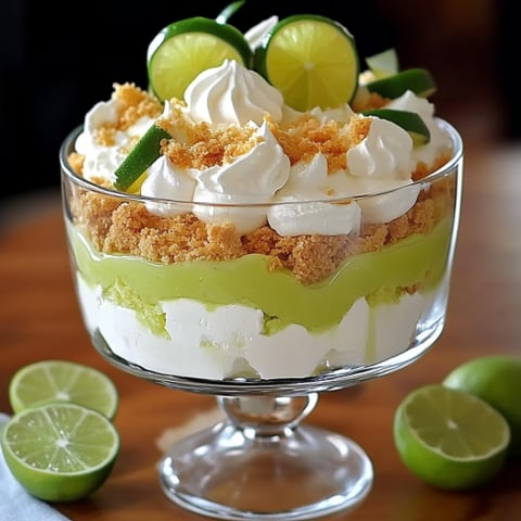 A glass bowl filled with a dessert made with lime.