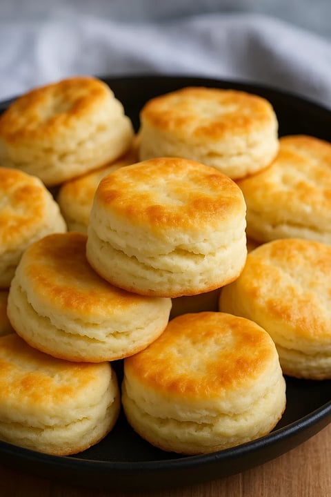 Buttery Light 2-Ingredient Biscuits