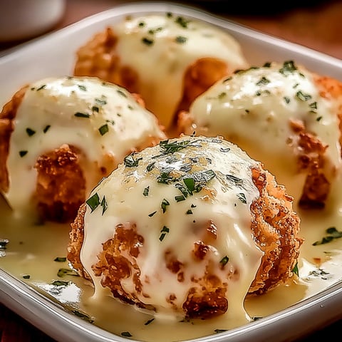 Stack of cheesy chicken bites on a plate.