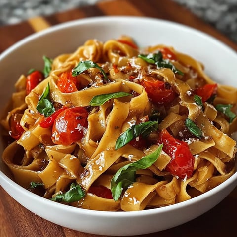 A Colorful Bowl of Italian Drunken Noodles