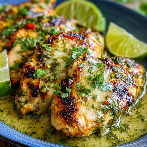 Grilled Salsa Verde Pepper Jack Chicken