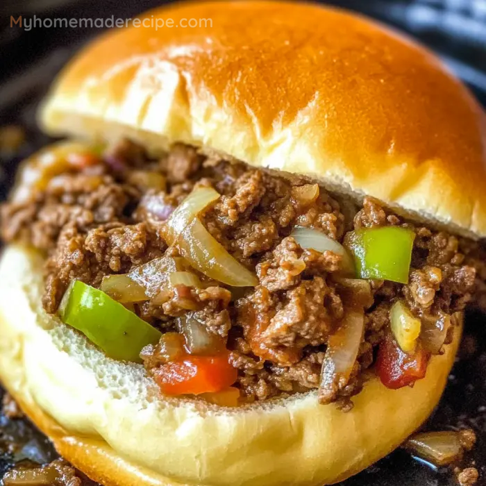 Philly Cheese Steak Sloppy Joes