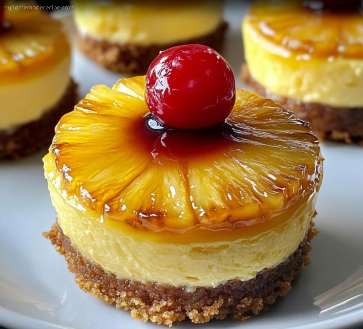 Pineapple Upside-Down Cheesecake