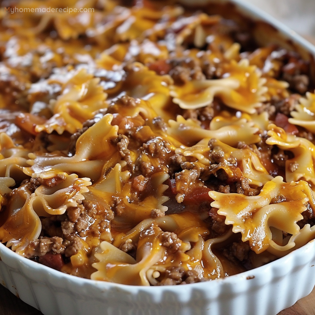 Sloppy Joe Casserole with Manwich