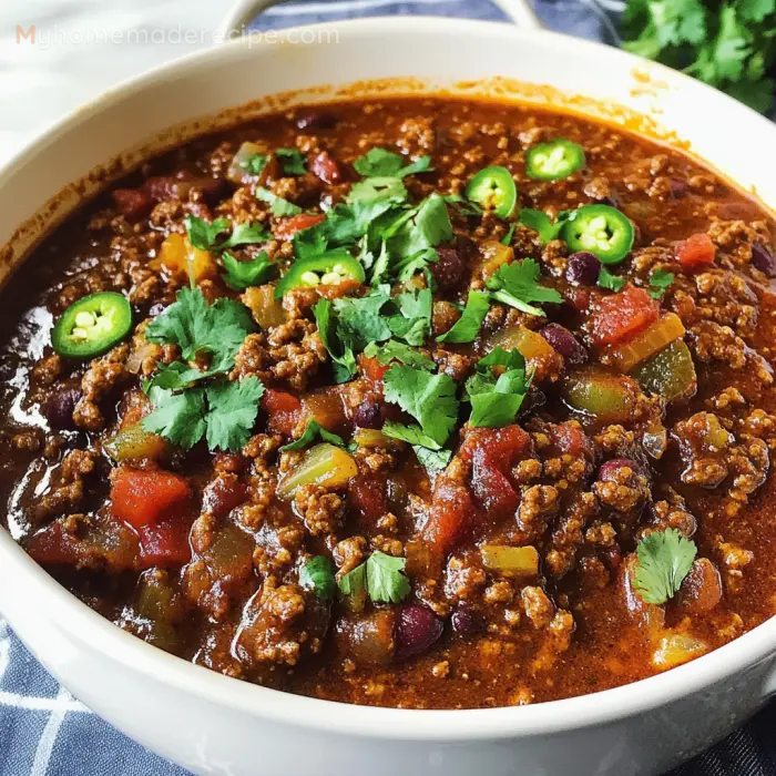 The Best Texas Style Chili