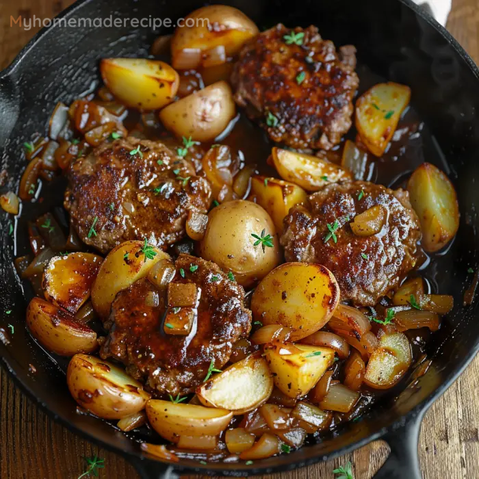 Salisbury Steak and Potato Skillet