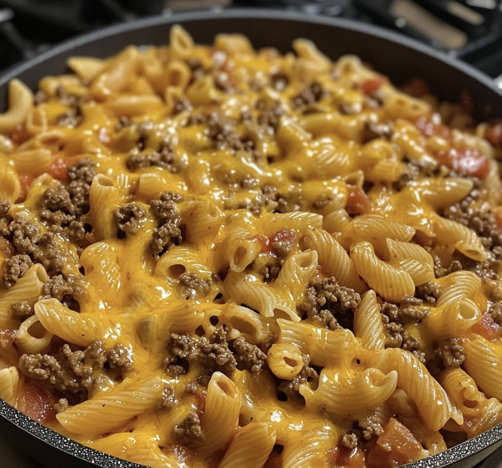 Cheesy Beef Taco Pasta