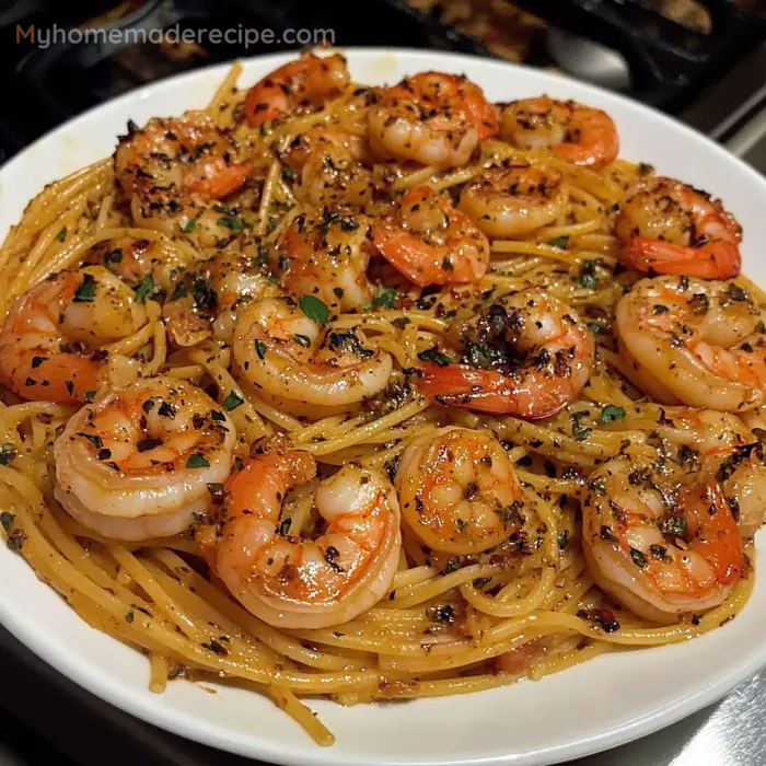 Garlic Shrimp Pasta