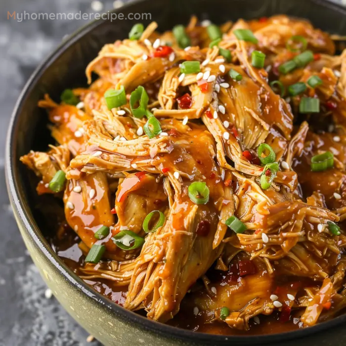 Slow Cooker Korean BBQ Chicken