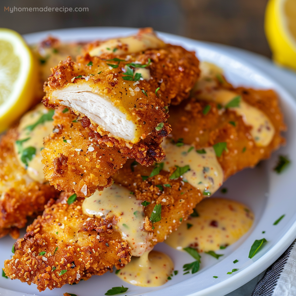 Lemon Garlic Parmesan Chicken Tenders