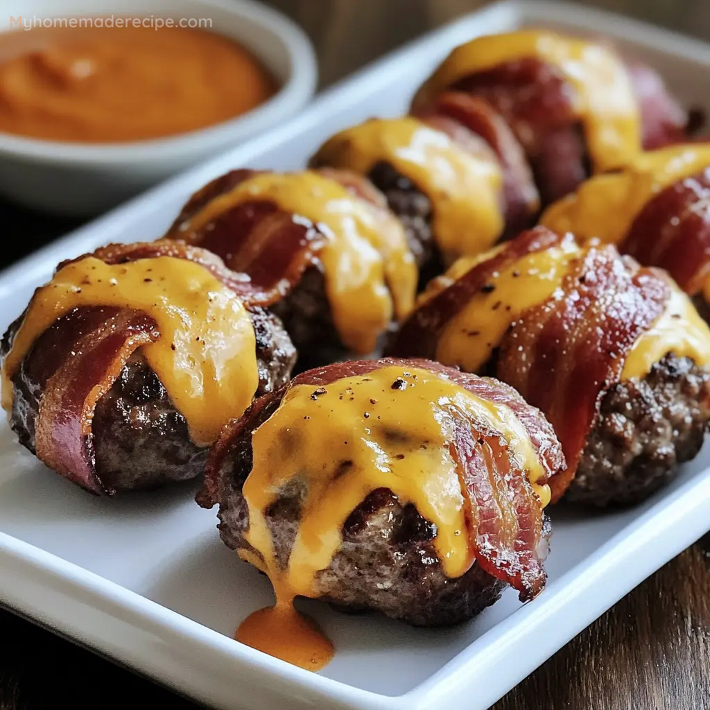 Bacon Cheeseburger Bombs