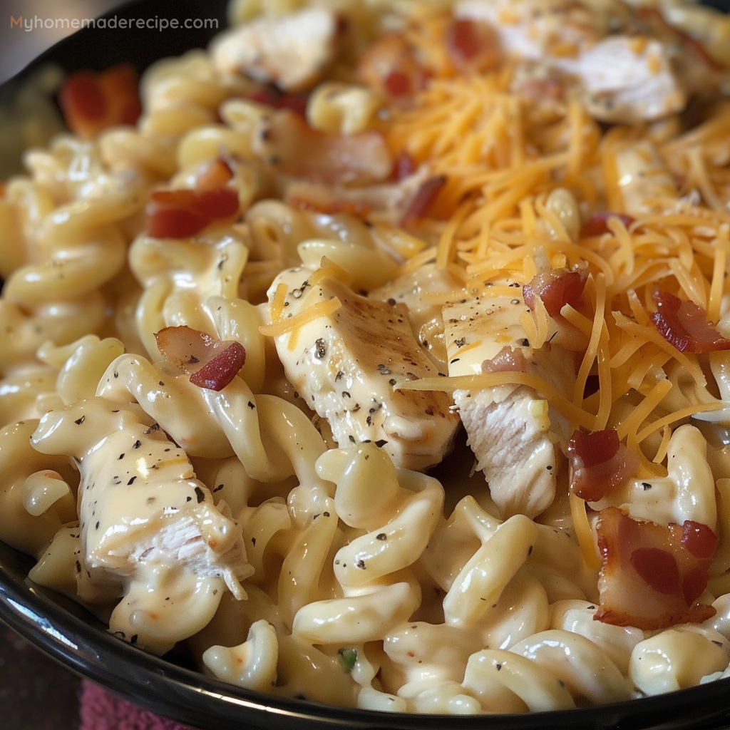 Chicken Bacon Ranch Pasta