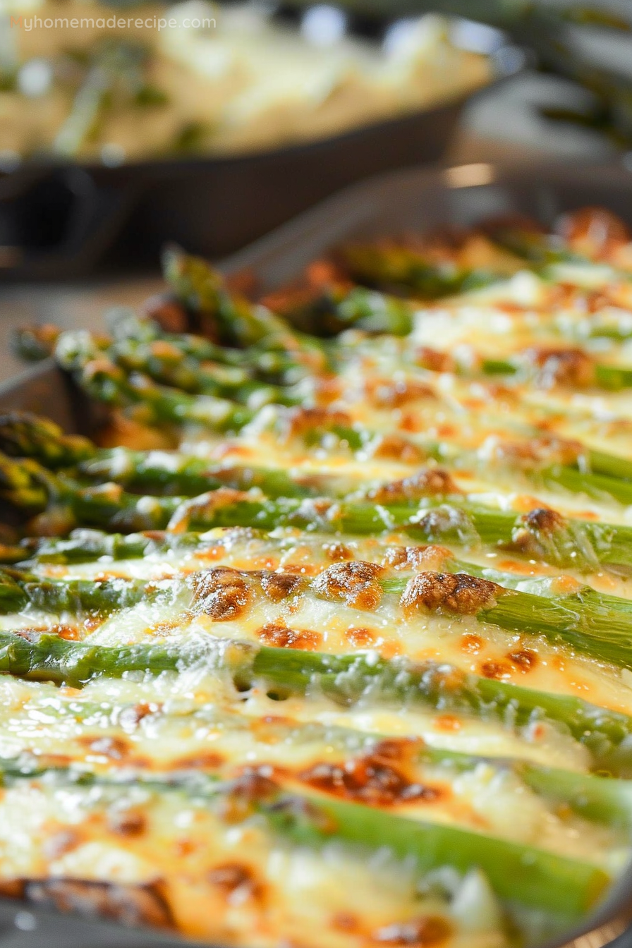 Cheesy Baked Asparagus