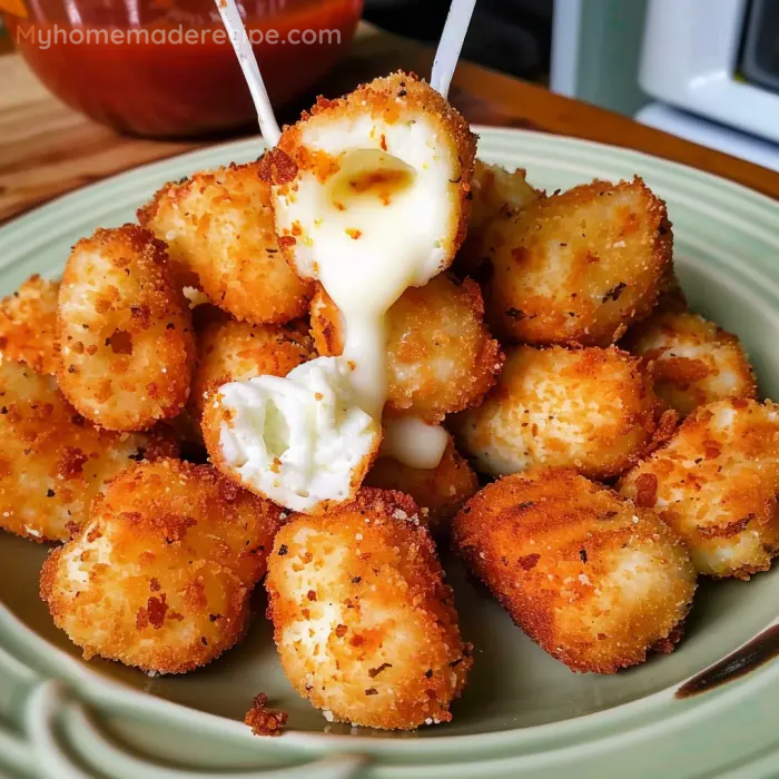 Easy Fried Cheese Bites