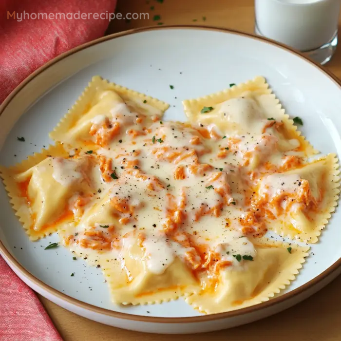 Buffalo Chicken Ravioli